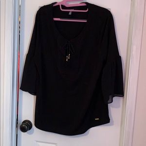 Ellen Tracy black top XL new
